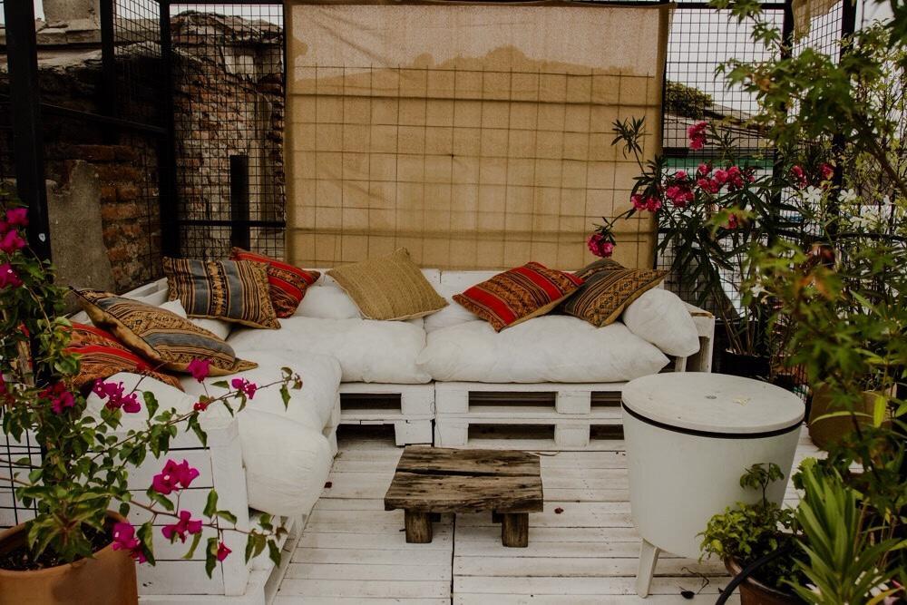 לינה וארוחת בוקר סנטיאגו Patio Yungay מראה חיצוני תמונה